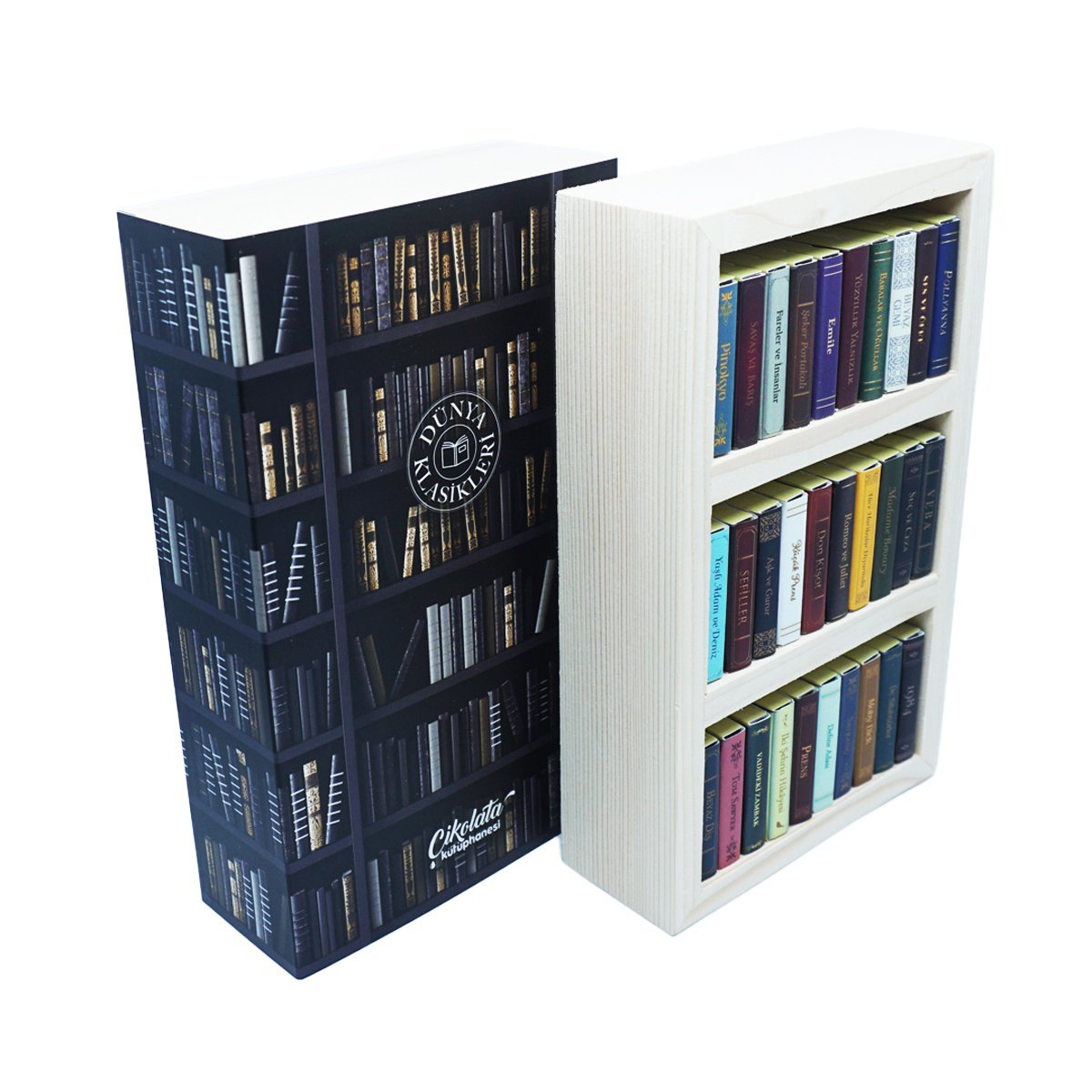 Dünya Klasikleri Temalı Çikolata Kütüphanesi