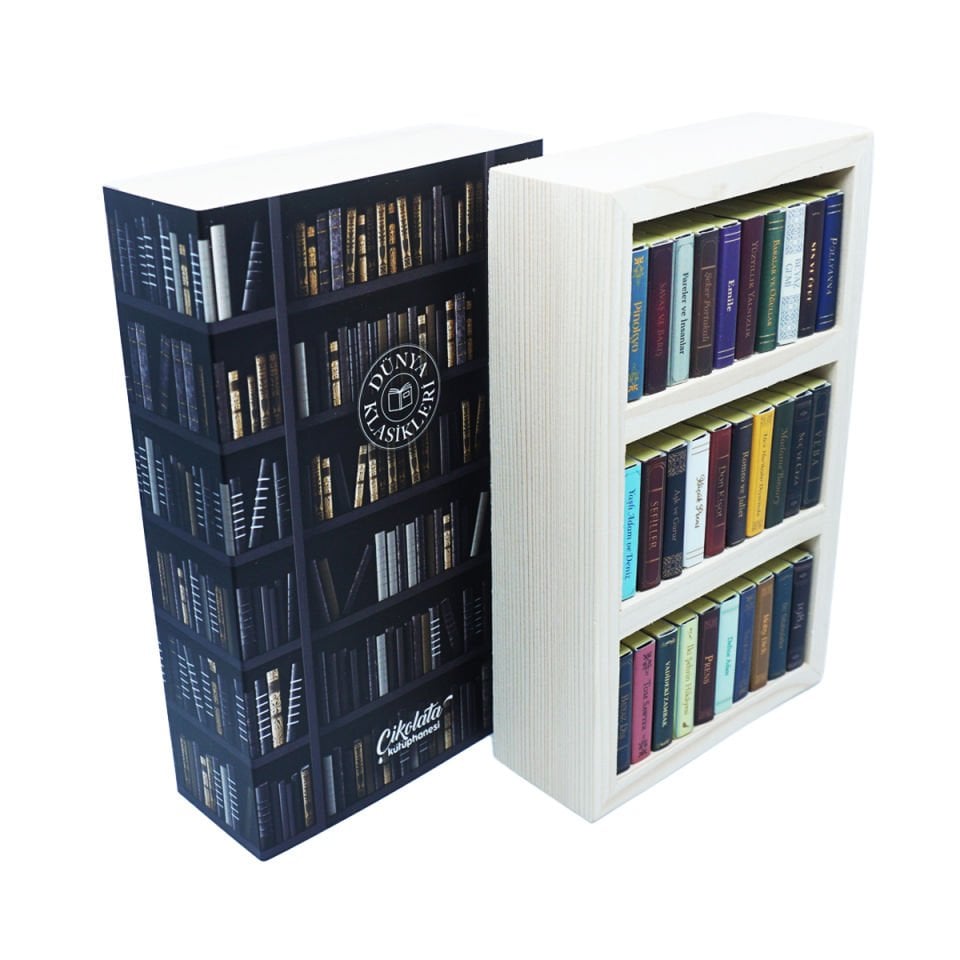 Dünya Klasikleri Temalı Çikolata Kütüphanesi