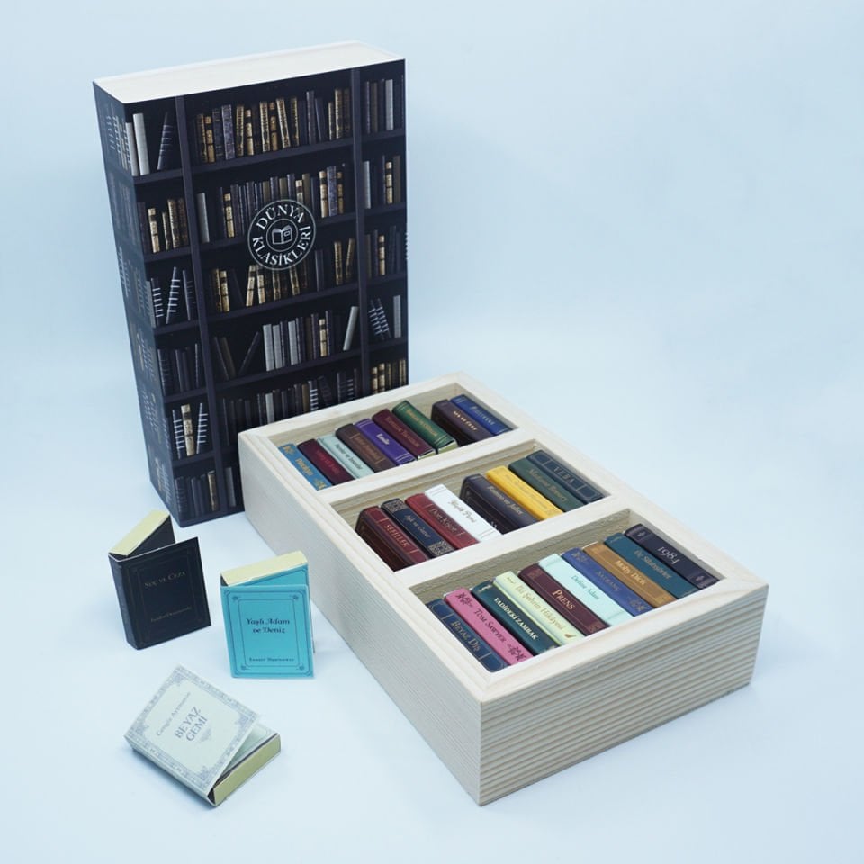 Dünya Klasikleri Temalı Çikolata Kütüphanesi