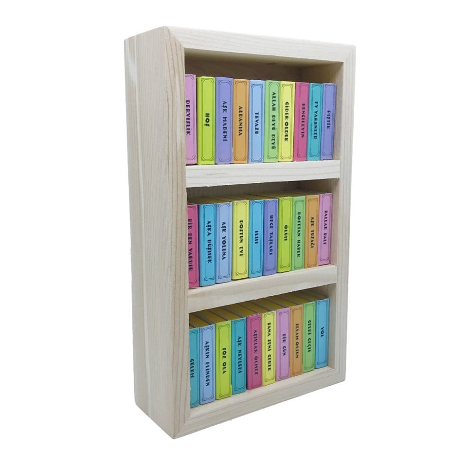 Yunus Emre Söz Ola Temalı Çikolata Kütüphanesi