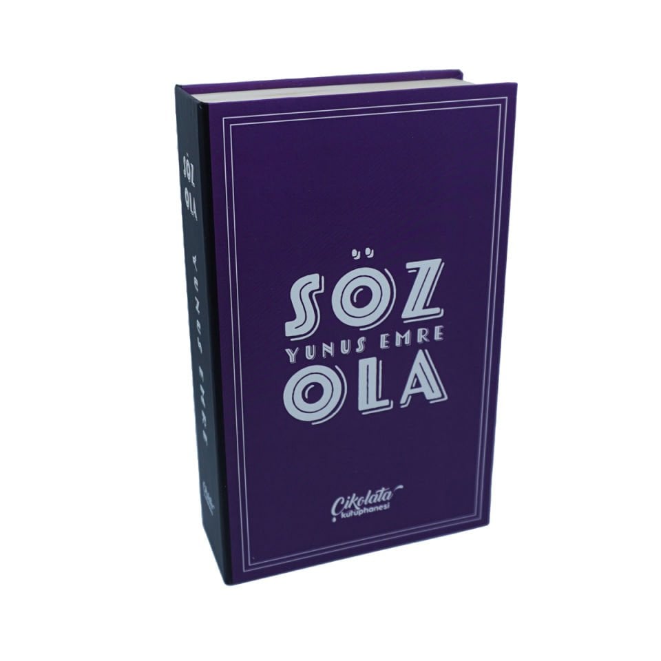 Yunus Emre Söz Ola Temalı Çikolata Kütüphanesi