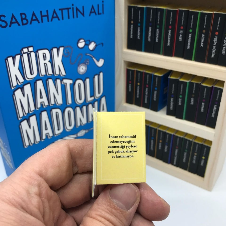 Sabahattin Ali Kürk Mantolu Madonna Temalı Çikolata Kütüphanesi