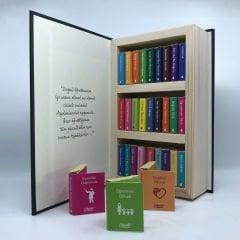 İyi ki varsın Öğretmenim Temalı Çikolata Kütüphanesi