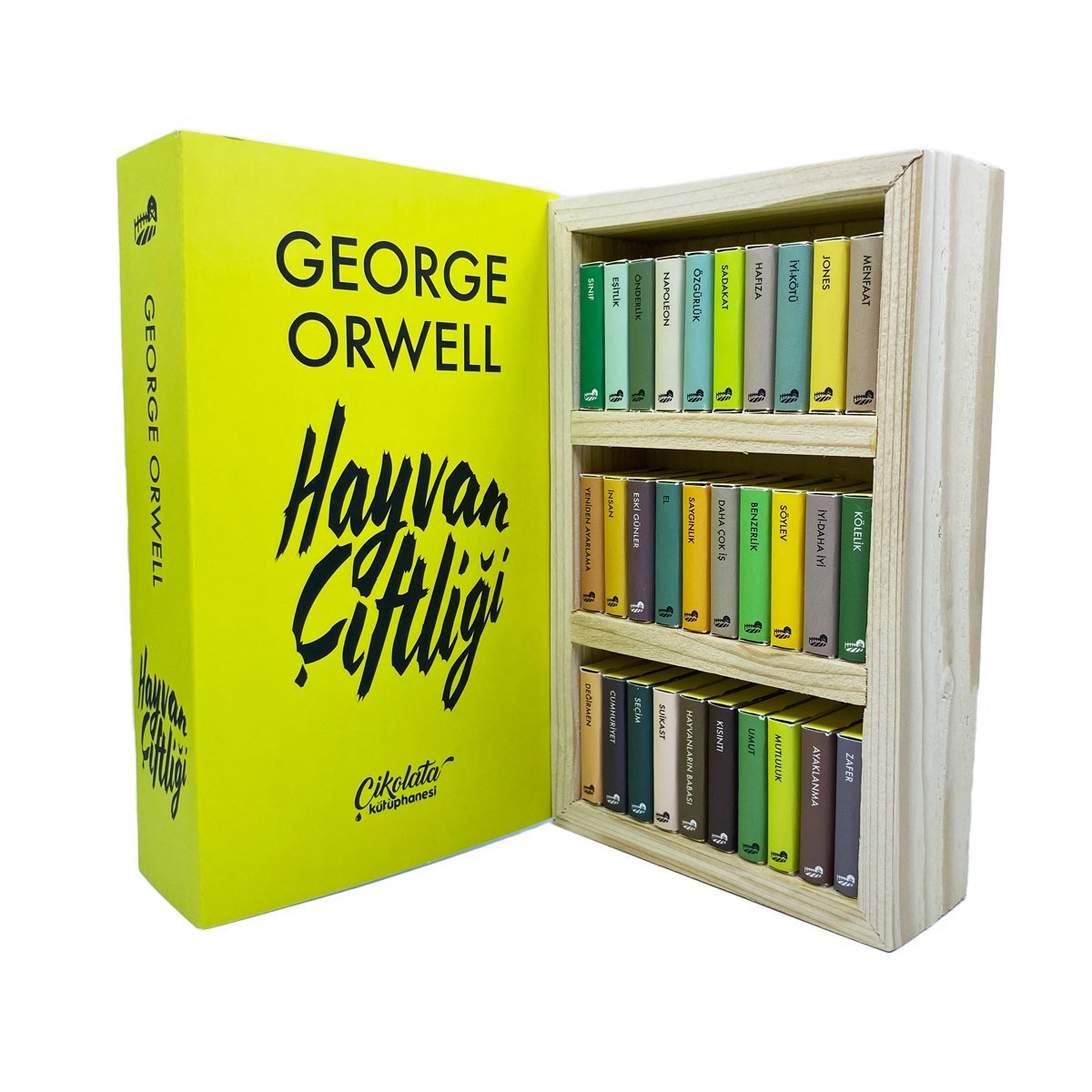 George Orwell Hayvan Çiftliği Temalı Çikolata Kütüphanesi