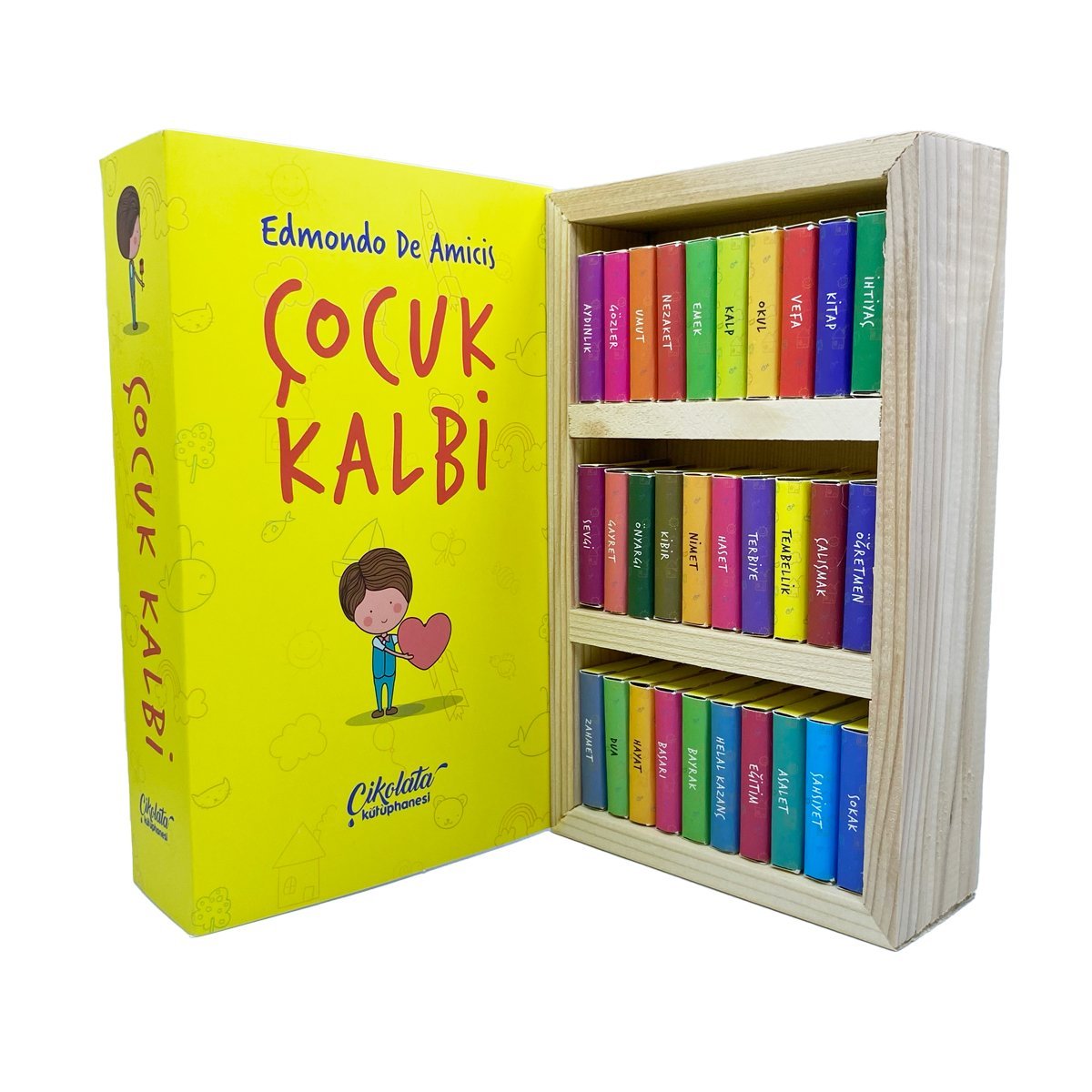 Çocuk Kalbi Temalı Çikolata Kütüphanesi