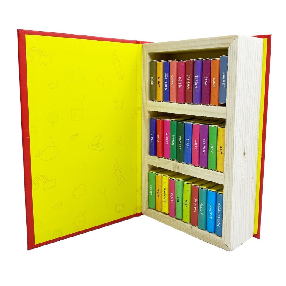 Çocuk Kalbi Temalı Çikolata Kütüphanesi