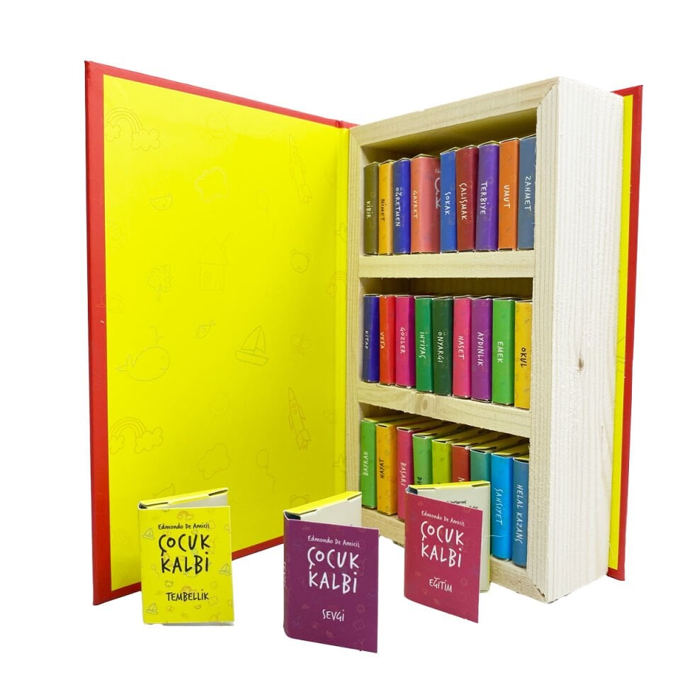 Çocuk Kalbi Temalı Çikolata Kütüphanesi