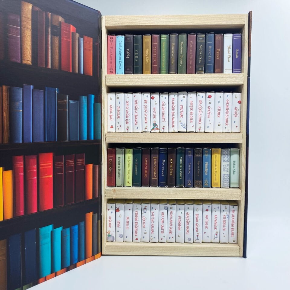 Çikolata Kütüphanesi Özel Kutu (60 çikolata)