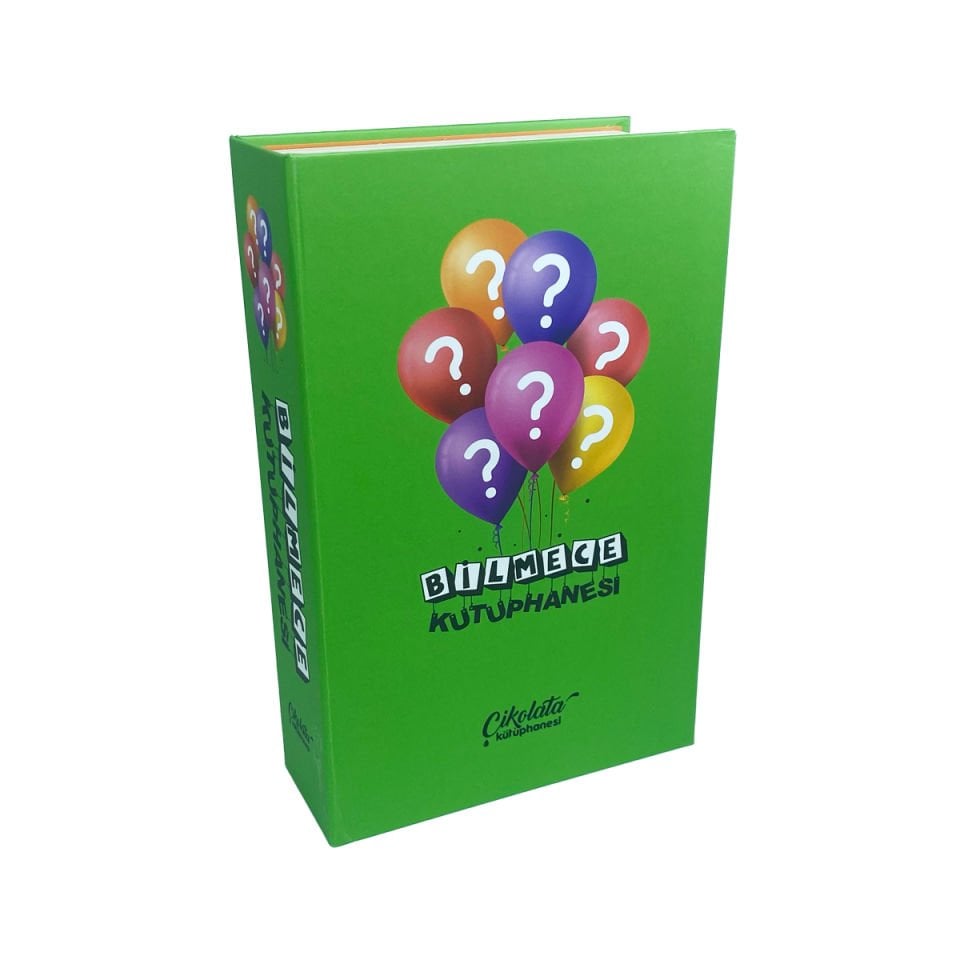 Bilmece Kütüphanesi Temalı Çikolata Kütüphanesi