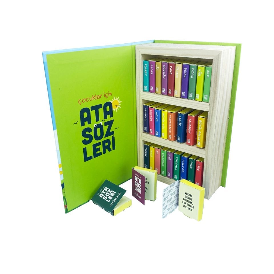 Çocuklar İçin Ata Sözleri Temalı Çikolata Kütüphanesi